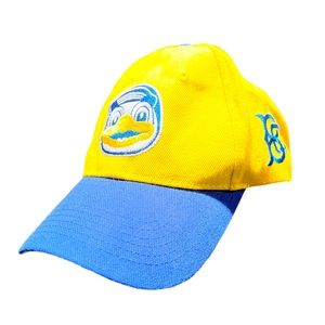 Duck Baseball Strap Back Cap Yellow/blue